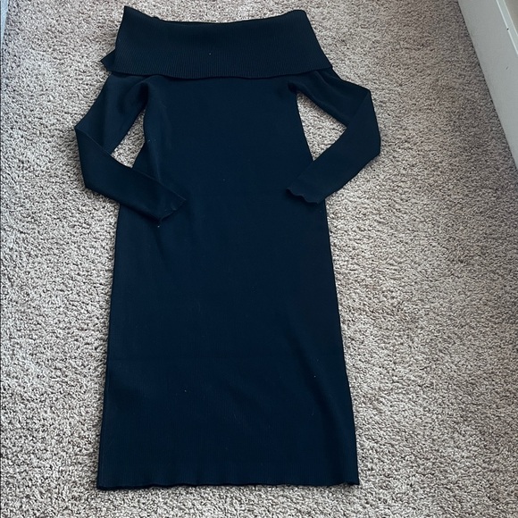 NWT Banana Republic One Shoulder Dress in Black Size Small - Picture 6 of 6